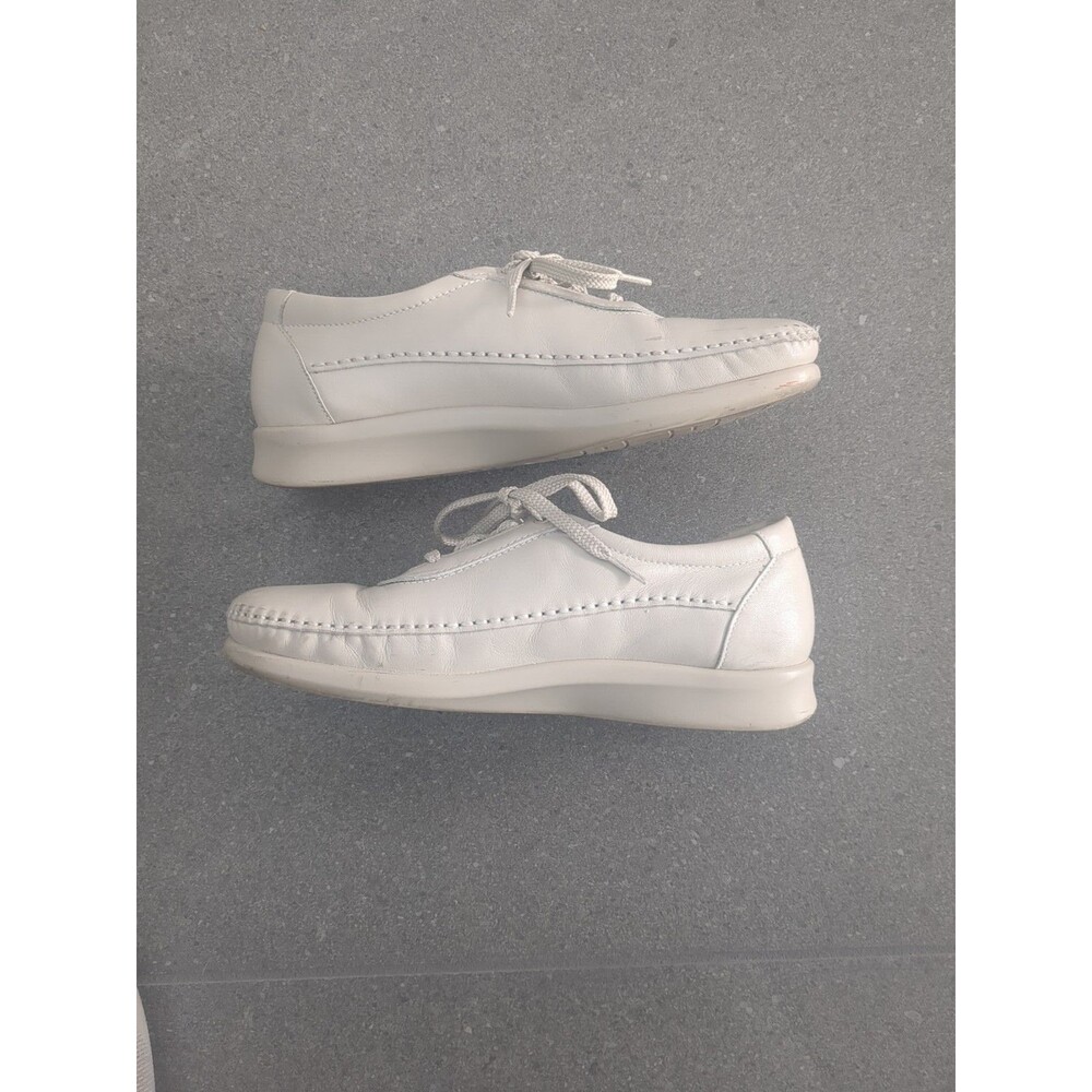 SAS Traveler Tripad Comfort Athletic Womens Bone Leather Laced Shoes Size 7.5N - Picture 2 of 11